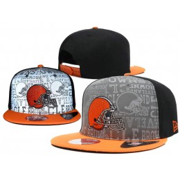 Cleveland Browns 2014 Draft Reflective Snapback Hat SD 0613