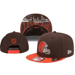 Cleveland Browns Snapback Brown Hat XDF 0620