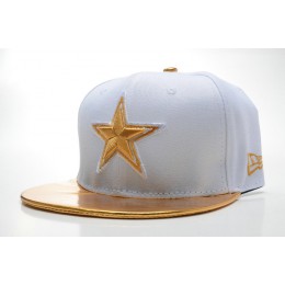 Dallas Cowboys White Snapback Hat SD