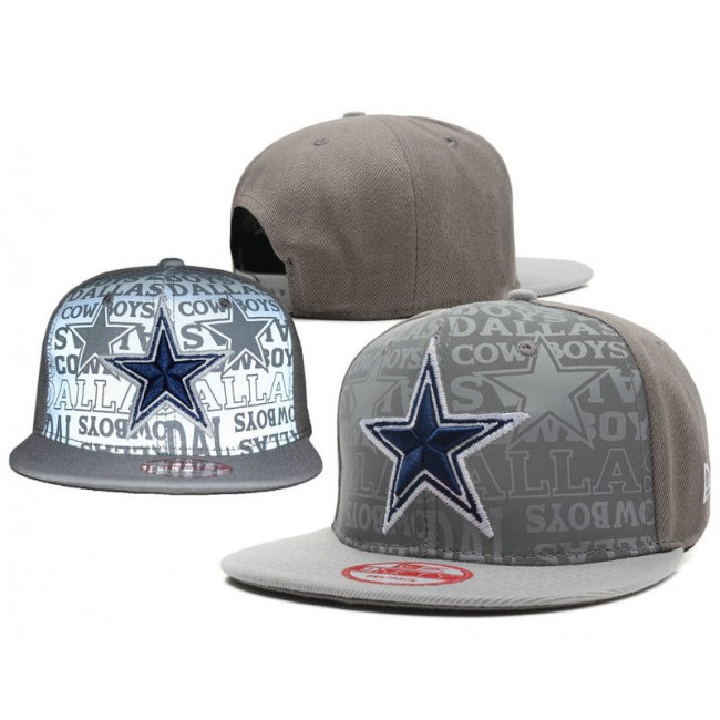 Dallas Cowboys 2014 Draft Reflective Grey Snapback Hat SD 0701