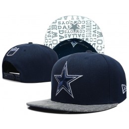 Dallas Cowboys 2014 Draft Reflective Blue Snapback Hat SD 0613