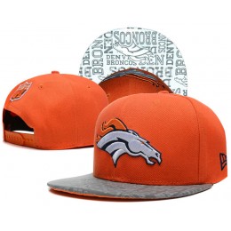 Denver Broncos 2014 Draft Reflective Orange Snapback Hat SD 0613