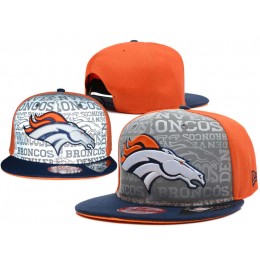 Denver Broncos 2014 Draft Reflective Snapback Hat SD 0613