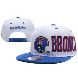 Denver Broncos Snapback White Hat LX 0620