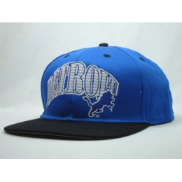 Detroit Lions Blue Snapback Hat SF