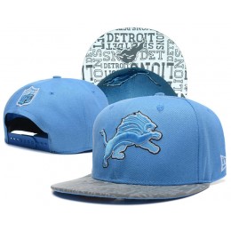 Detroit Lions 2014 Draft Reflective Blue Snapback Hat SD 0613