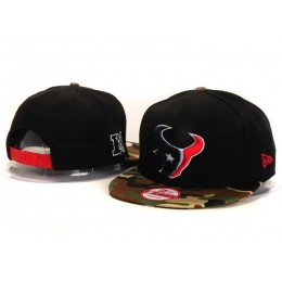 Houston Texans Black Snapback Hat YS