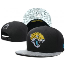 Jacksonville Jaguars 2014 Draft Reflective Black Snapback Hat SD 0613