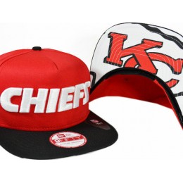 Kansas City Chiefs Red Snapback Hat XDF 0721