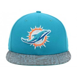 Miami Dolphins Green Snapback Hat XDF 0528