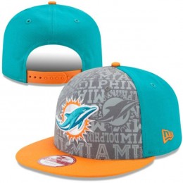 Miami Dolphins Snapback Hat XDF 0528