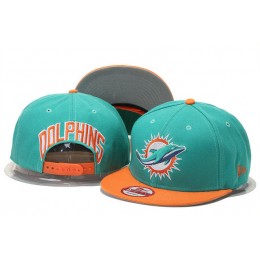 Miami Dolphins Snapback Green Hat GS 0620