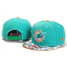 Miami Dolphins New Type Snapback Hat YS A703