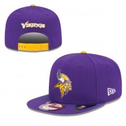 Minnesota Vikings Snapback Purple Hat 1 XDF 0620