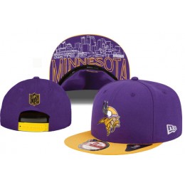 Minnesota Vikings Snapback Purple Hat XDF 0620