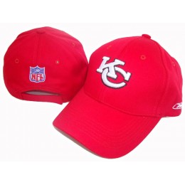 Kansas City Chiefs Red Peaked Cap DF1 0512