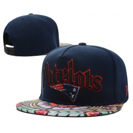 New England Patriots Blue Snapback Hat DF 0613
