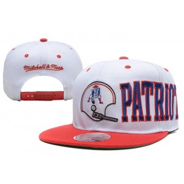 New England Patriots Snapback White Hat LX 0620