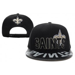 New Orleans Saints Black Snapback Hat XDF 0512