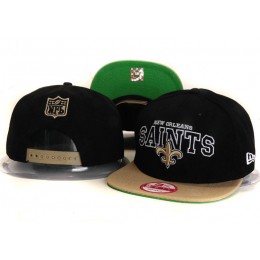 New Orleans Saints Black Snapback Hat YS 5