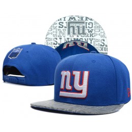 New York Giants 2014 Draft Reflective Blue Snapback Hat SD 0613