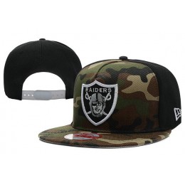 Oakland Raiders Camo Snapback Hat XDF