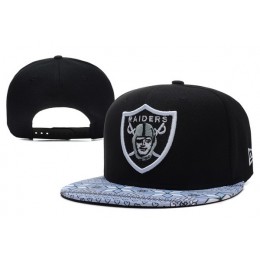 Oakland Raiders Black Snapback Hat XDF 2 0528