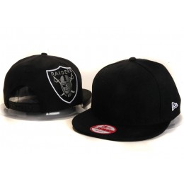 Oakland Raiders Black Snapback Hat SF