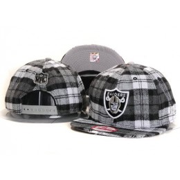 Oakland Raiders New Type Snapback Hat YS 6R06