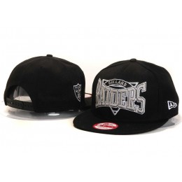 Oakland Raiders Black Snapback Hat YS 1