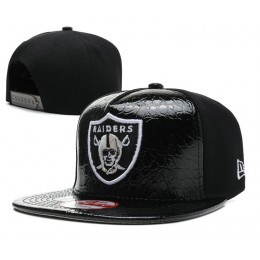 Oakland Raiders Black Snapback Hat SD