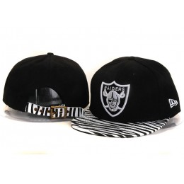 Oakland Raiders Black Snapback Hat YS 2