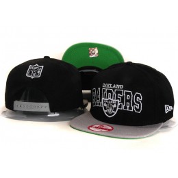 Oakland Raiders Black Snapback Hat YS 3