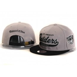 Oakland Raiders Grey Snapback Hat YS