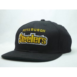 Pittsburgh Steelers Black Snapback Hat SF