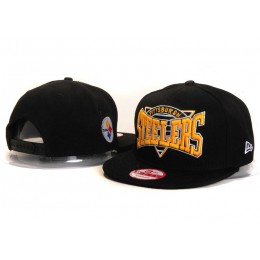 Pittsburgh Steelers Black Snapback Hat YS