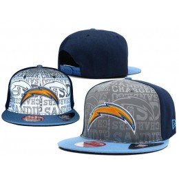 San Diego Chargers 2014 Draft Reflective Snapback Hat SD 0613