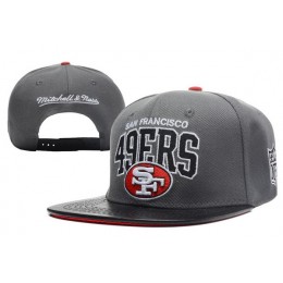 San Francisco 49ers Grey Snapback Hat XDF 0512