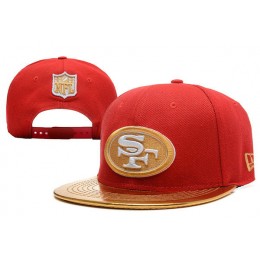 San Francisco 49ers Red Snapback Hat XDF 0613