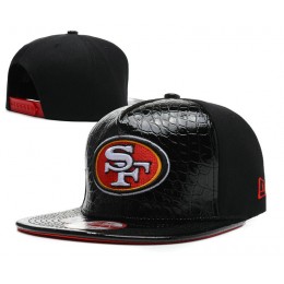 San Francisco 49ers Black Snapback Hat SD