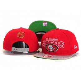 San Francisco 49ers Red Snapback Hat YS