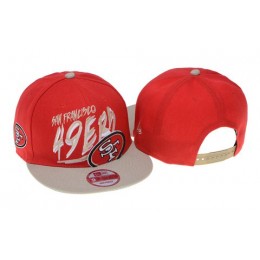 San Francisco 49ers NFL Snapback Hat 60D4