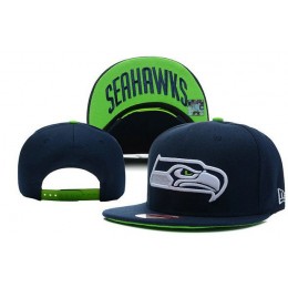 Seattle Seahawks Blue Snapback Hat LX 0512