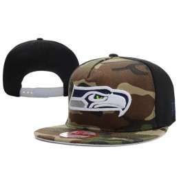 Seattle Seahawks Camo Snapback Hat XDF