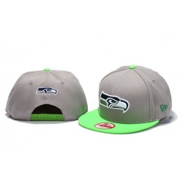 Seattle Seahawks Grey Snapback Hat YS