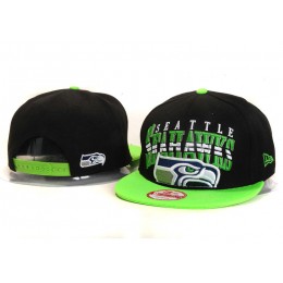 Seattle Seahawks Black Snapback Hat YS
