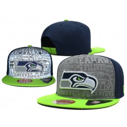 Seattle Seahawks 2014 Draft Reflective Snapback Hat SD 0613