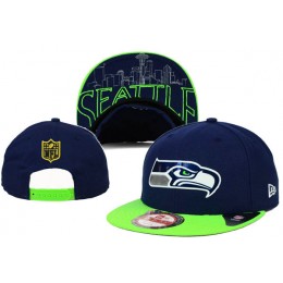 Seattle Seahawks Snapback Navy Hat XDF 0620