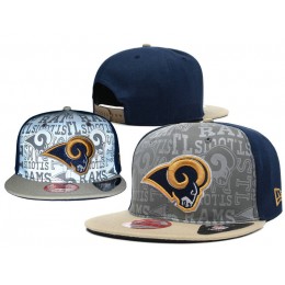St. Louis Rams 2014 Draft Reflective Snapback Hat SD 0613