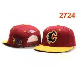 Calgary Flames TISA Snapback Hat PT30